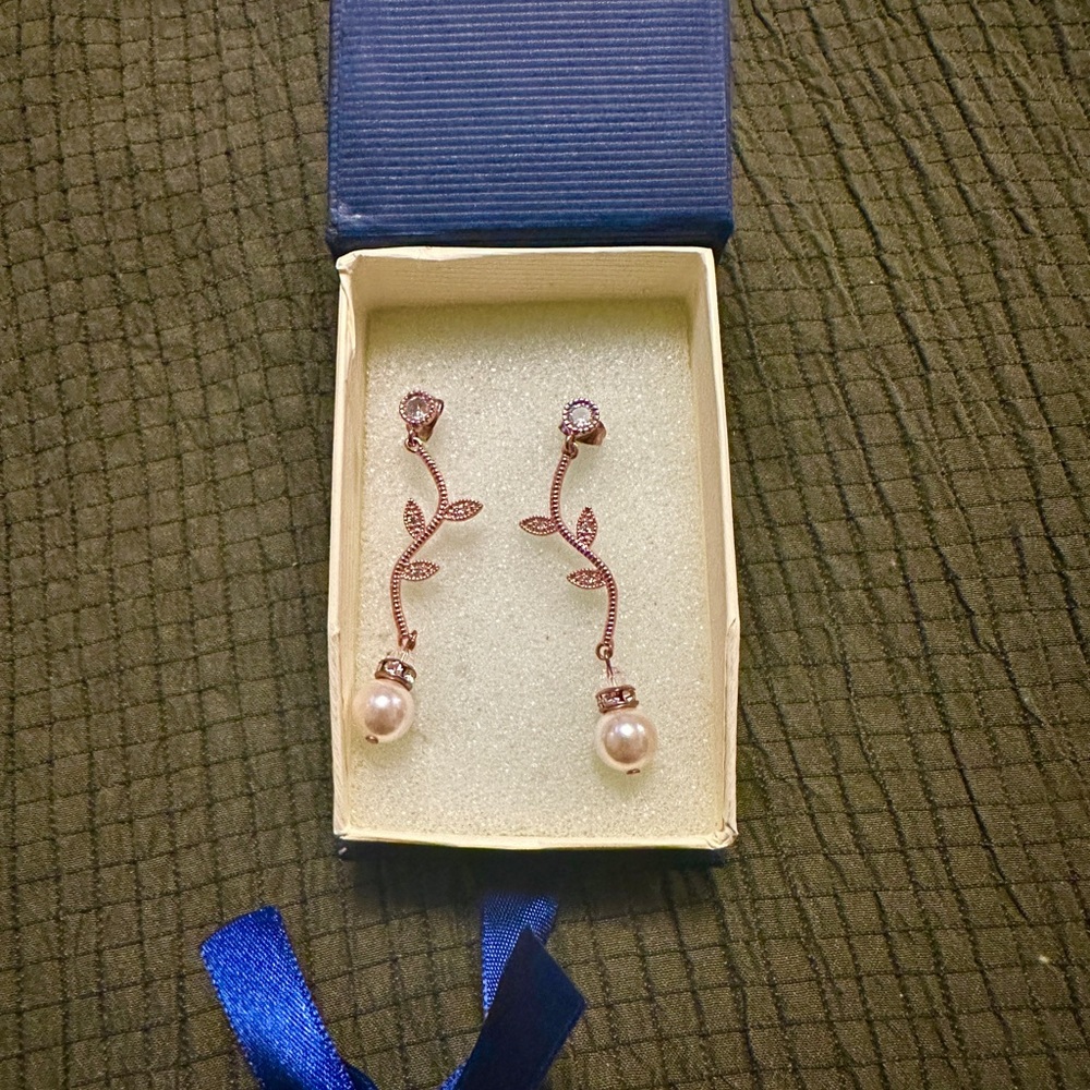 Rose Gold Earrings